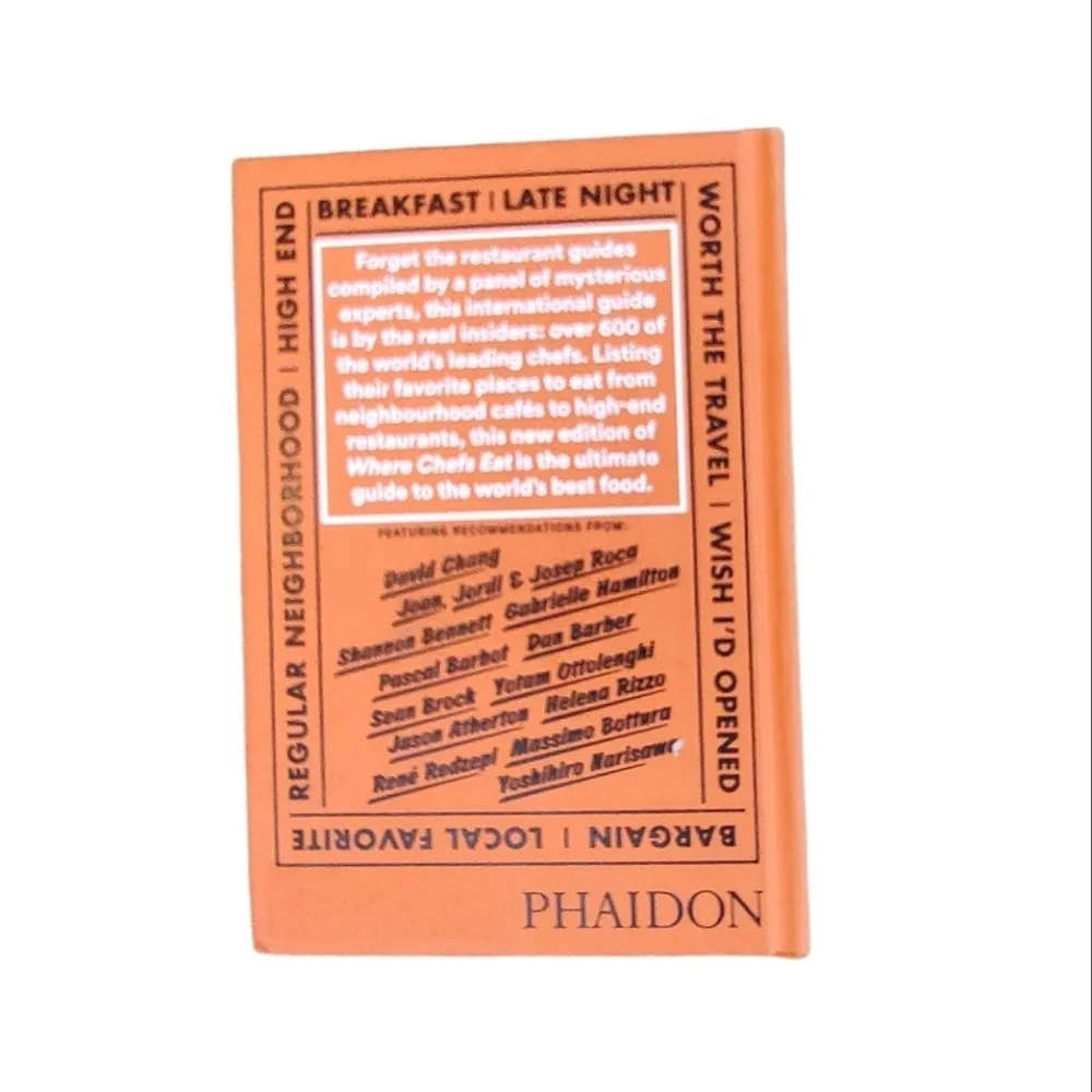 Where Chefs Eat Book